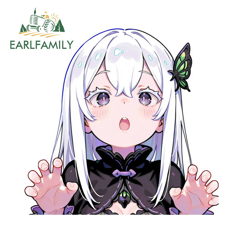 Fishing Line Box - EARLFAMILY Echidna Cute Car Stickers Creative