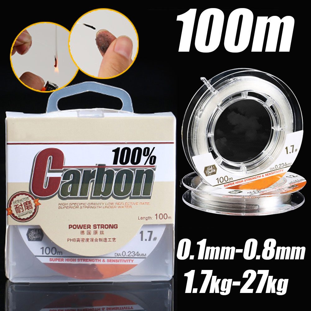 Fluorocarbon Line - Monofilament Fishing line Fluorocarbon 100% Fluorocarbon
