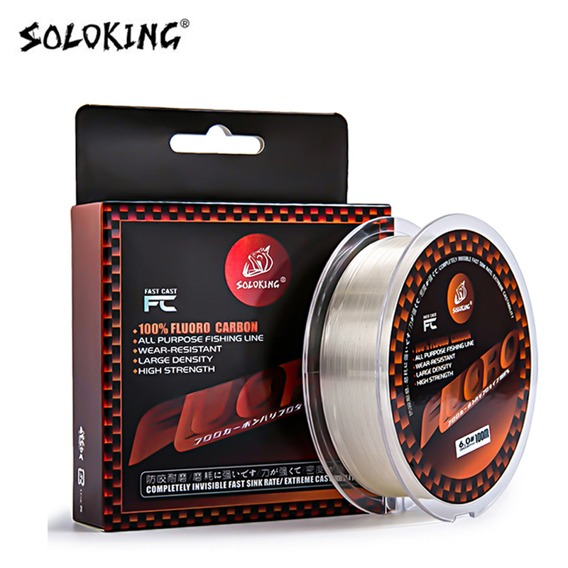 Fluorocarbon Line - 120M Fluorocarbon Coating Nylon Line Fishing