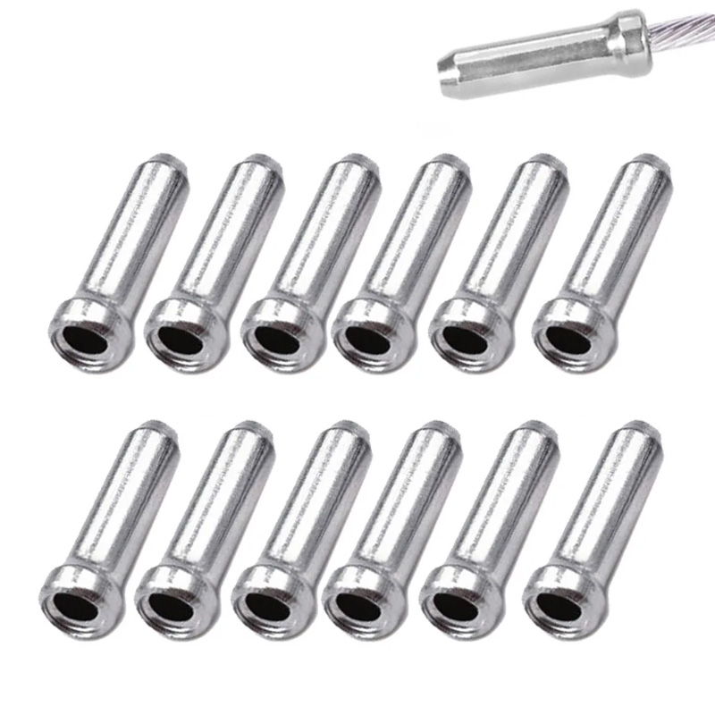 Tippet Line - 50/100pcs Bicycle Brake Shifter Cable Tips