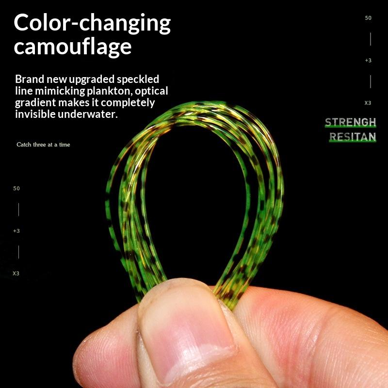 New 500M 3D Spotted Invisible  - Fluorocarbon Line 评论和价格