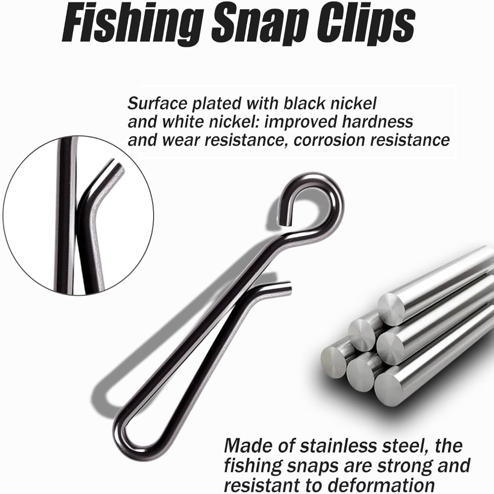 100Pcs Stainless Steel Fishing - Monofilament Line 评论和价格