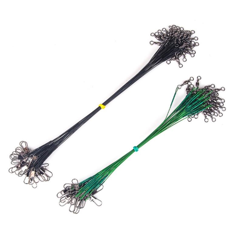 10pcs/lot Anti Bite Steel Fish - Leader Line 评论和价格