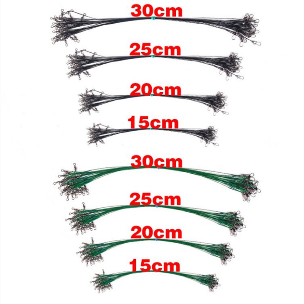 10pcs/lot Anti Bite Steel Fish - Leader Line 评论和价格