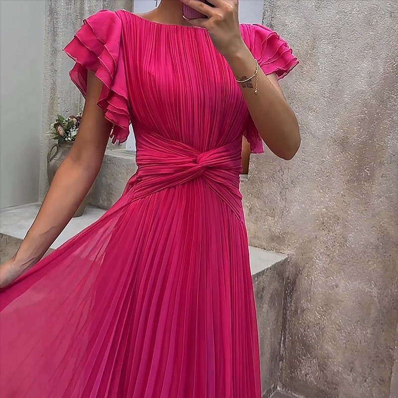 Wedding Guest Dress Elegant Pa - Tippet Line 评论和价格