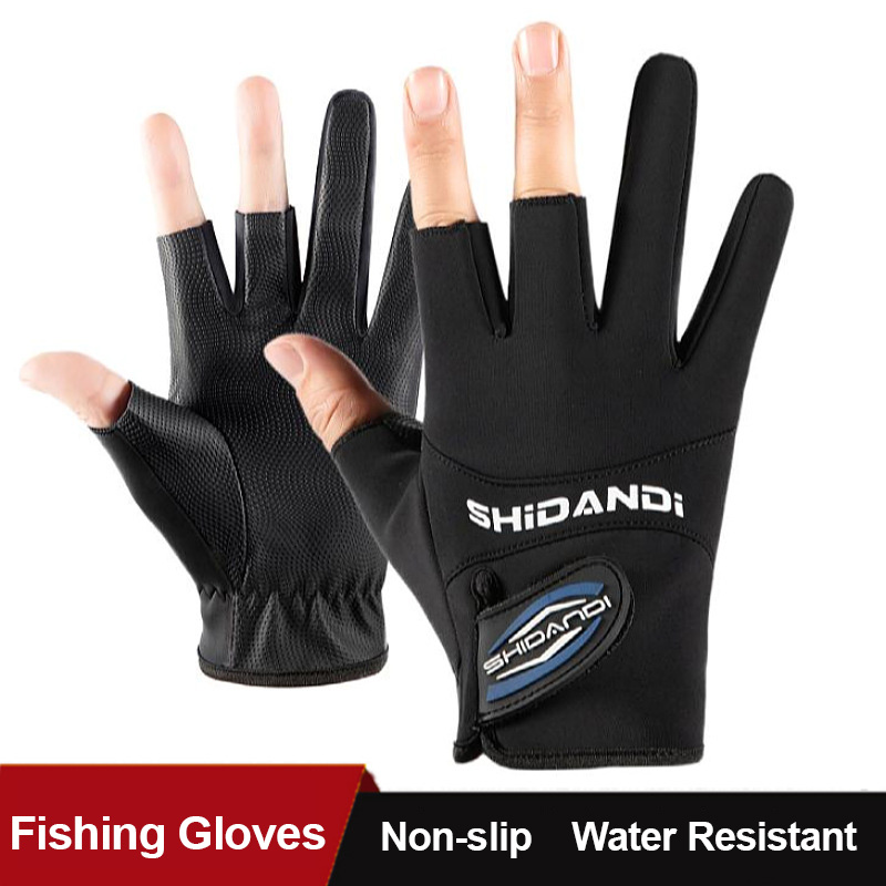 Fishing Gloves Men Three Finge - Saltwater Line 评论和价格