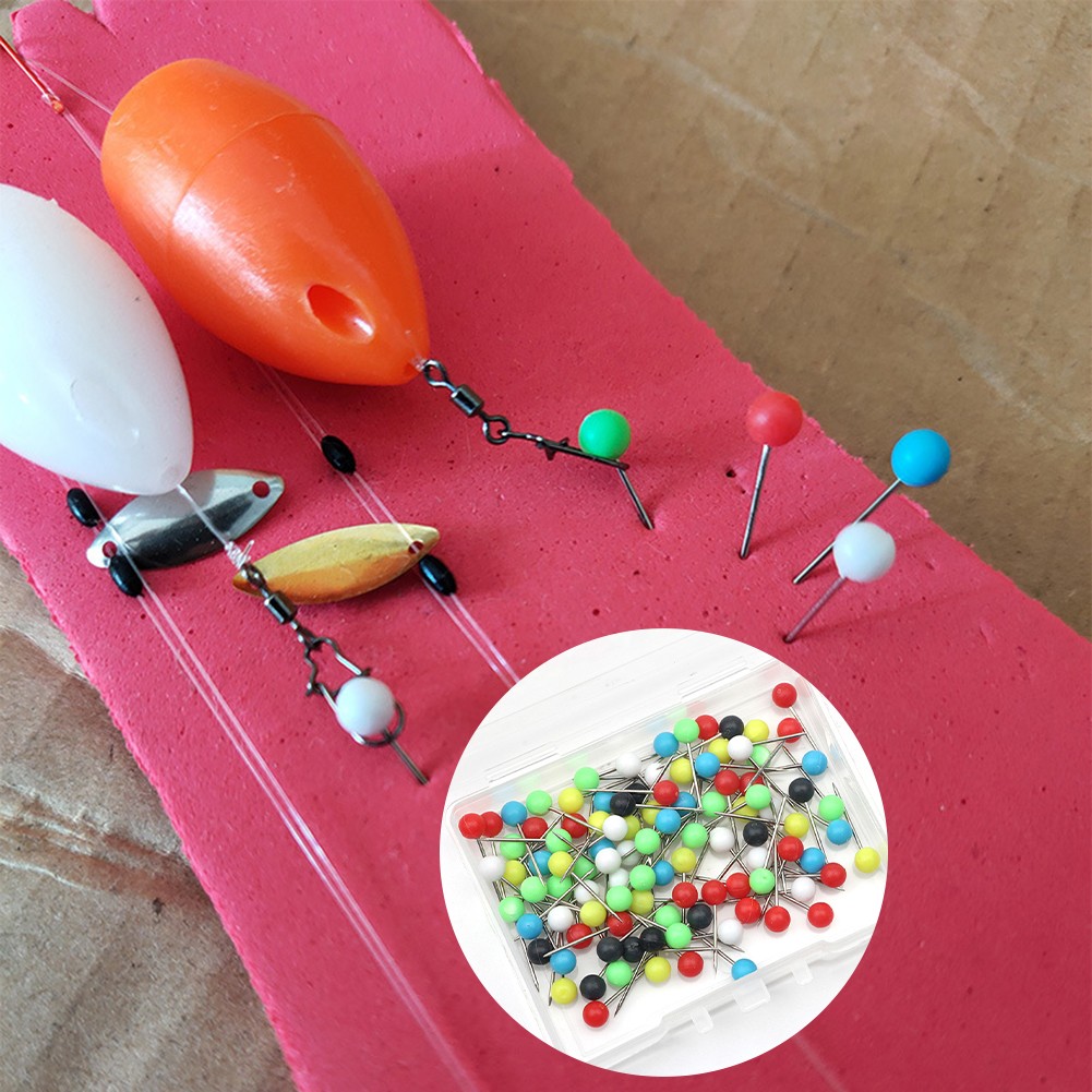 100pcs/Box Rig Safe Spare Pins - Monofilament Line 评论和价格