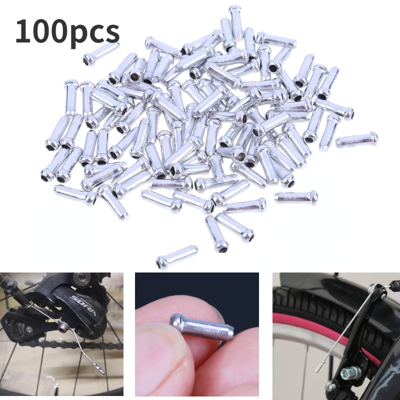 100pcs Bicycle Cable End Caps  - Tippet Line 评论和价格