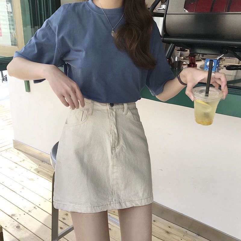 Basic Solid Color High Waist D - Fly Line 评论和价格