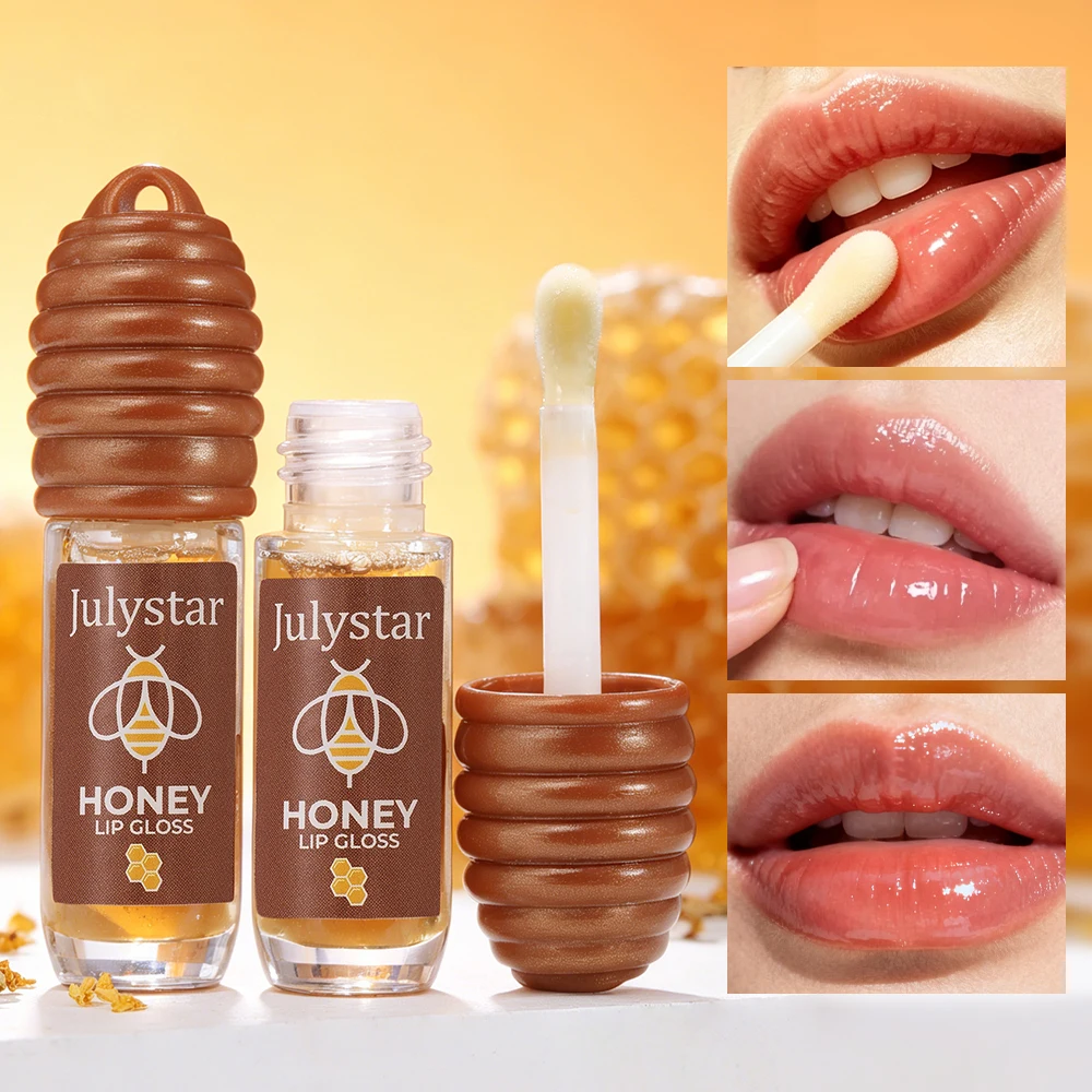 Glossy Honey Lip Oil, Non-Stic - Copolymer Line 评论和价格