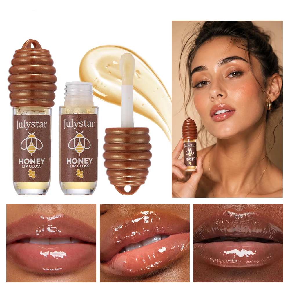 Glossy Honey Lip Oil, Non-Stic - Copolymer Line 评论和价格