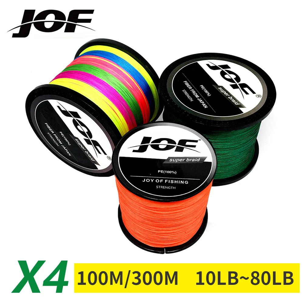 JOF x4 Braided PE Fishing Line - Copolymer Line 评论和价格