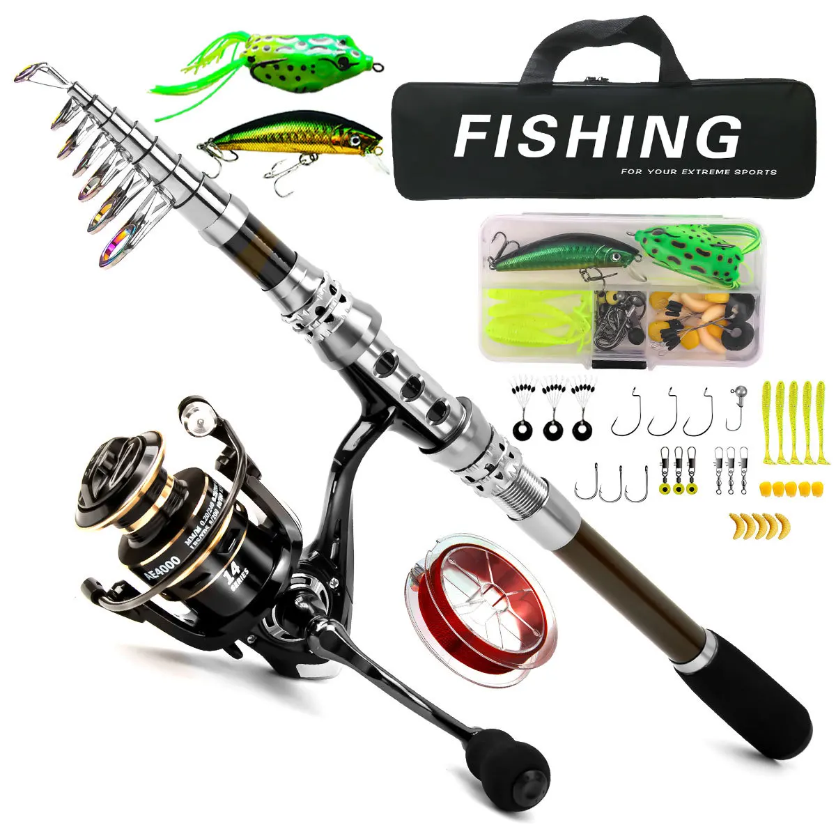 Carbon Luya Rod Wheel Set Sea  - Freshwater Line 评论和价格