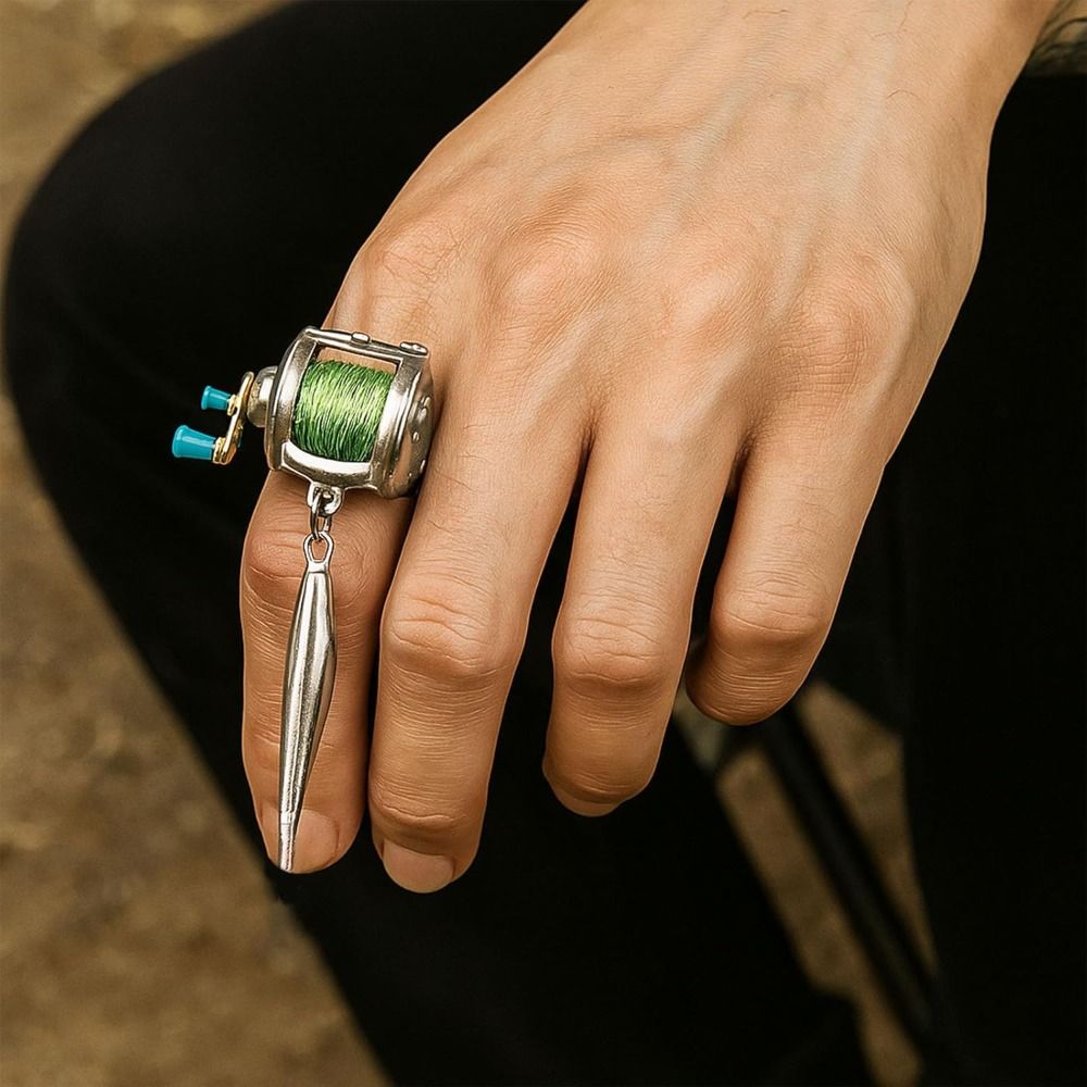 Mini Fishing Reel Necklace Fis - Fishing Line Spool 评论和价格