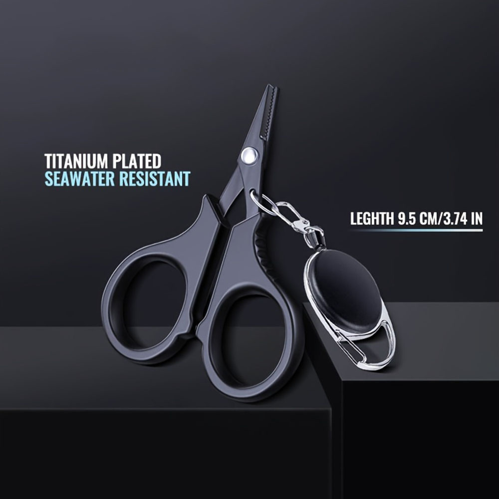 1set Titanium Coating Stainles - Fishing Line Cutter 评论和价格