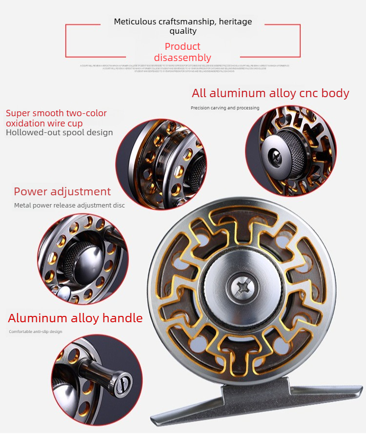 All Aluminum CNC Fly Fishing R - Ice Fishing Line 评论和价格