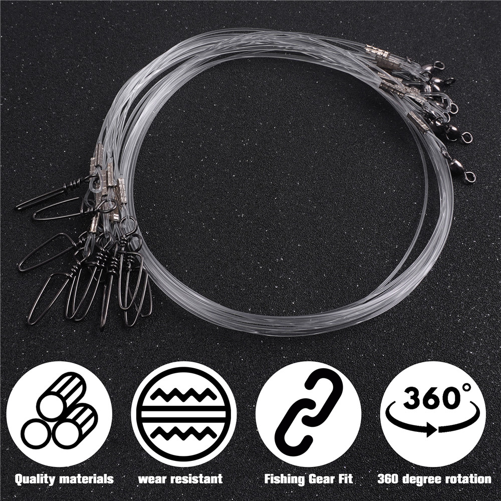 96Pcs Fluorocarbon Fishing Lea - Fluorocarbon Line 评论和价格
