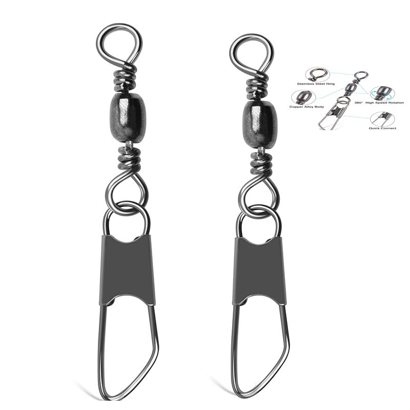 100Pcs Fishing Barrel Swivel C - Saltwater Line 评论和价格